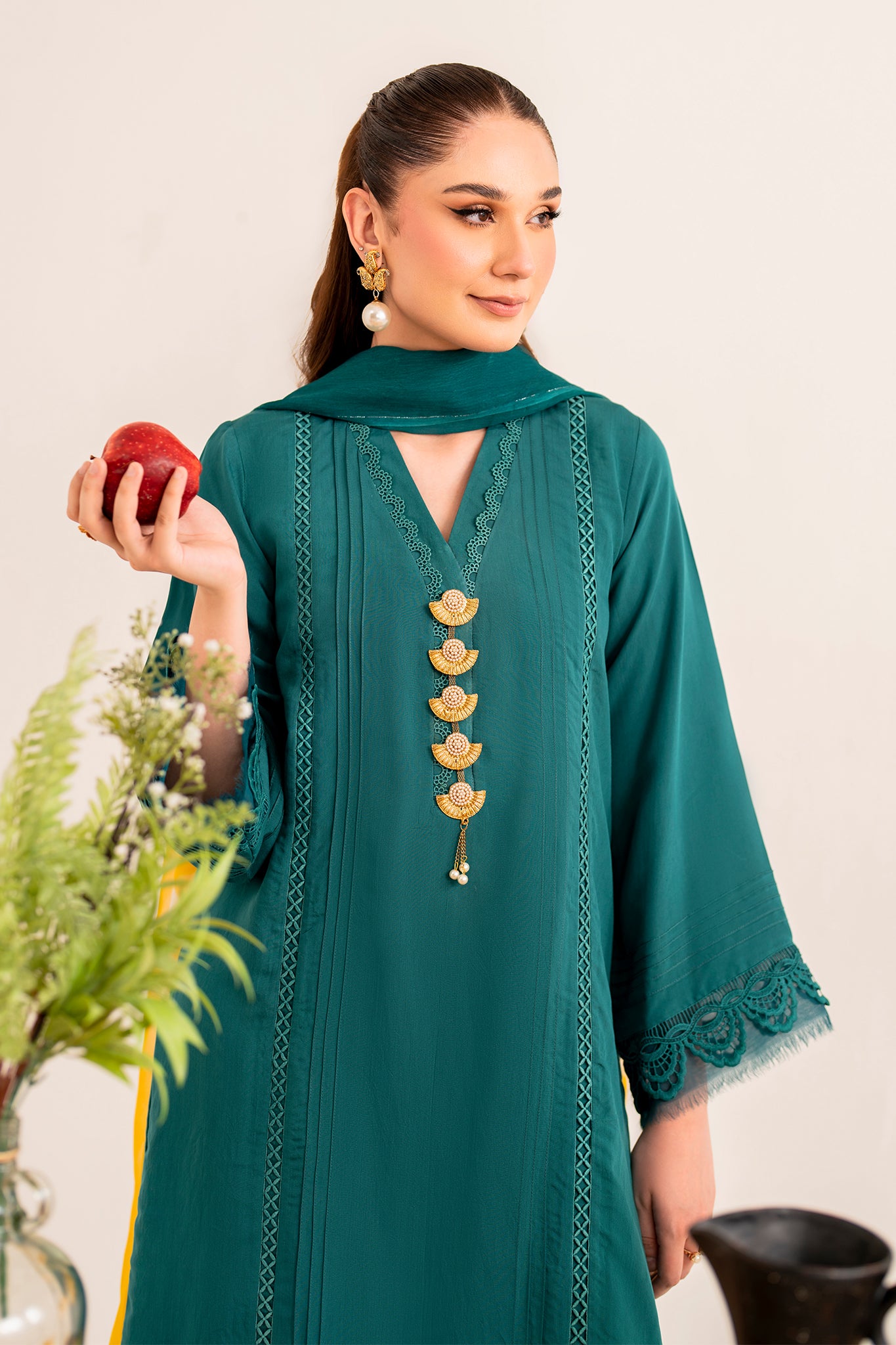 NISA - 3 piece pure soft viscose silk suit