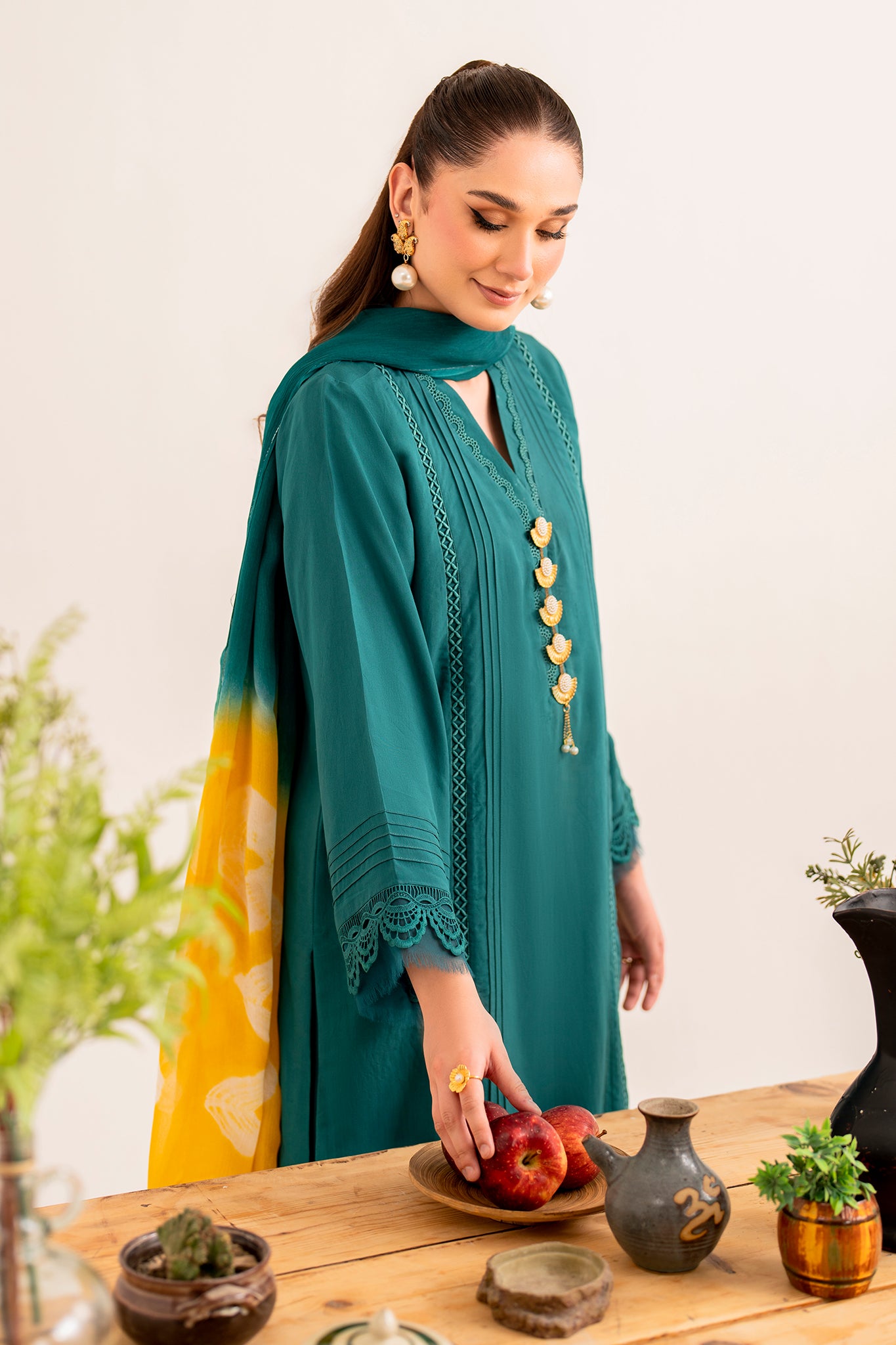 NISA - 3 piece pure soft viscose silk suit