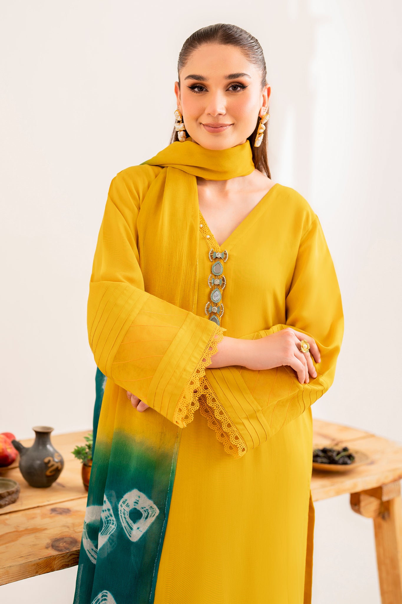 SAMIN - 3 piece pure soft viscose silk suit