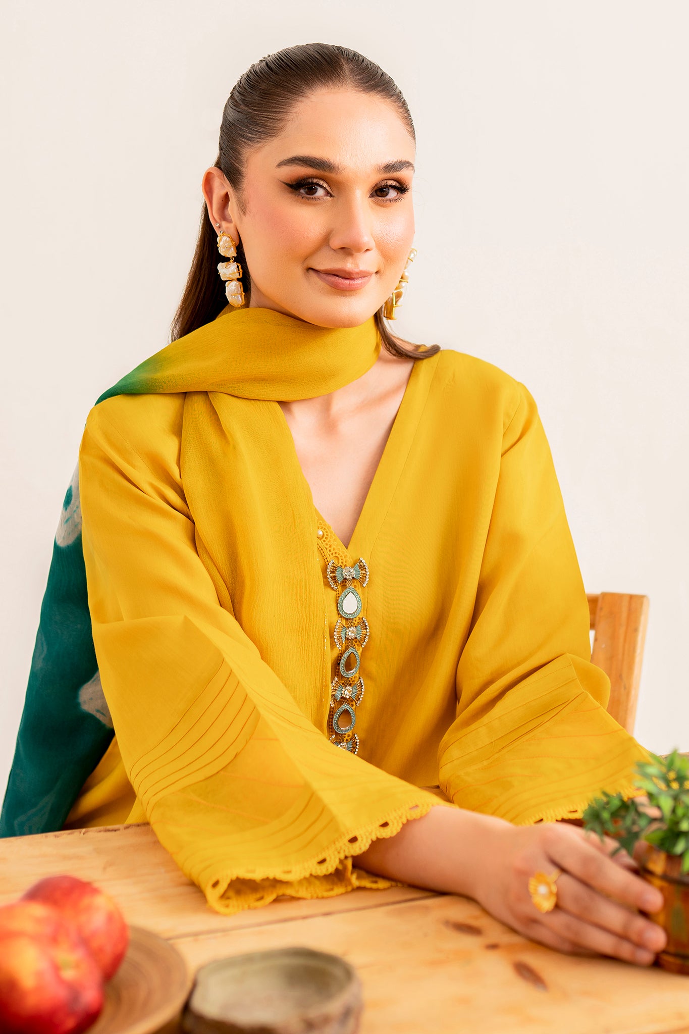 SAMIN - 3 piece pure soft viscose silk suit